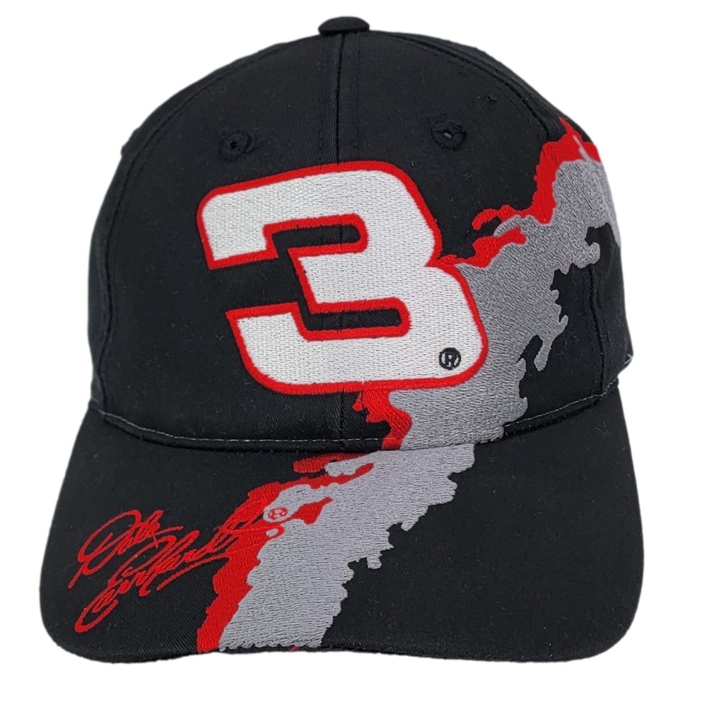 Chase Authentics Dale Earnhardt #3 NASCAR Hat Mens OSFM Black GM Goodwrench RCR